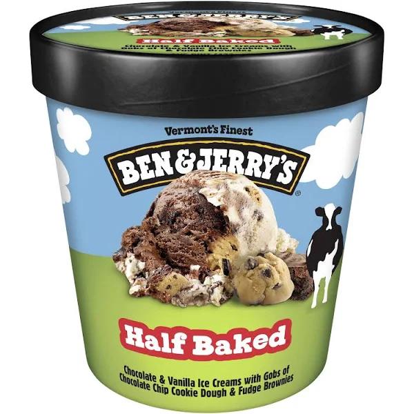 Ben & Jerry's Half Baked Ice Cream 458ml