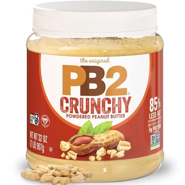 PB2 Crunchy Powdered Peanut Butter - Peanut Butter Powder with Small Crunchy Peanut Pieces