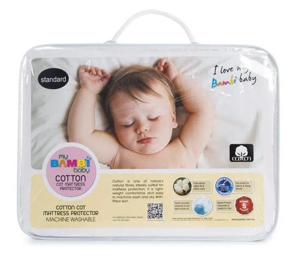 Bambi Baby All Cotton Mattress Protector