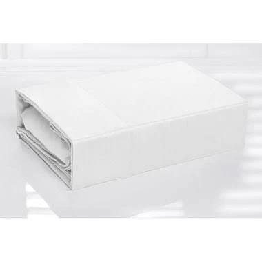 Kingtex 300TC Cotton Sheet Set White King