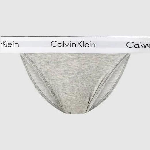 Calvin Klein Modern High Leg Thong Grey XS