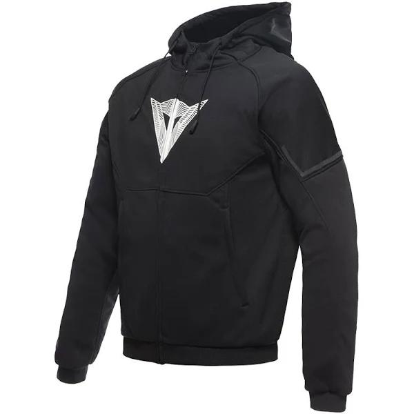 Dainese Daemon-X Safety Hoodie Full Zip Black/Black/White 52