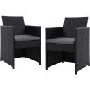 Gardeon Outdoor Chairs Dining Patio Furniture Lounge Setting Wicker Garden