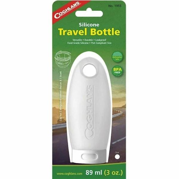 Coghlans Travel Silicone Bottle - Clear