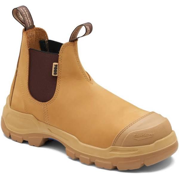 Blundstone 9000 Rotoflex Safety Boot Rubber Wheat 7.5