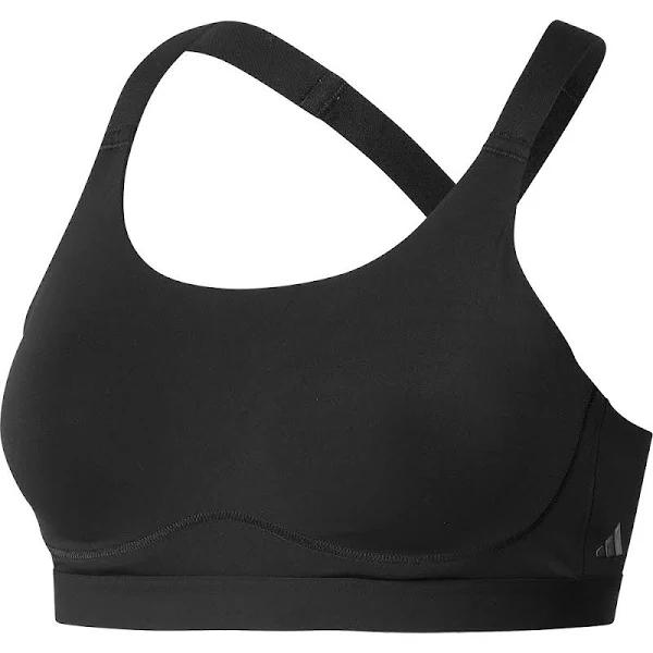 adidas-Tailored Impact Luxe Training High-Support Bra-Women-Black-30C