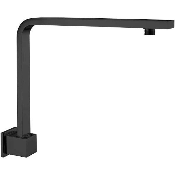 Nero Square Swivel Shower Arm Matte Black NR505MB