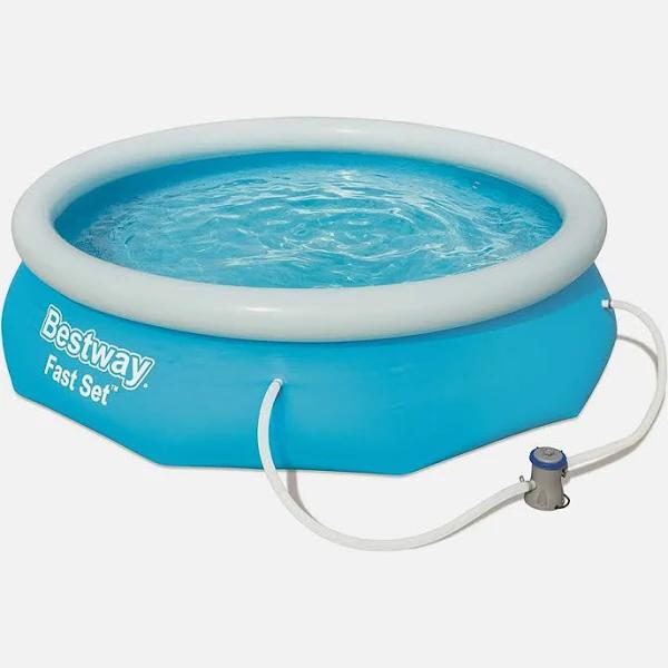 Bestway Round Kids Inflatable Paddling Pool, Fast Set, 10 ft