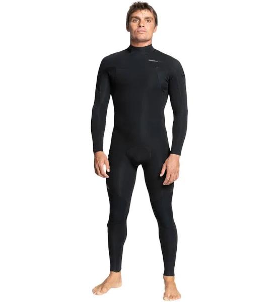 Quiksilver Men's 3/2mm Everyday Sessions Back Zip Fullsuit Wetsuit - Black - Swimoutlet.com