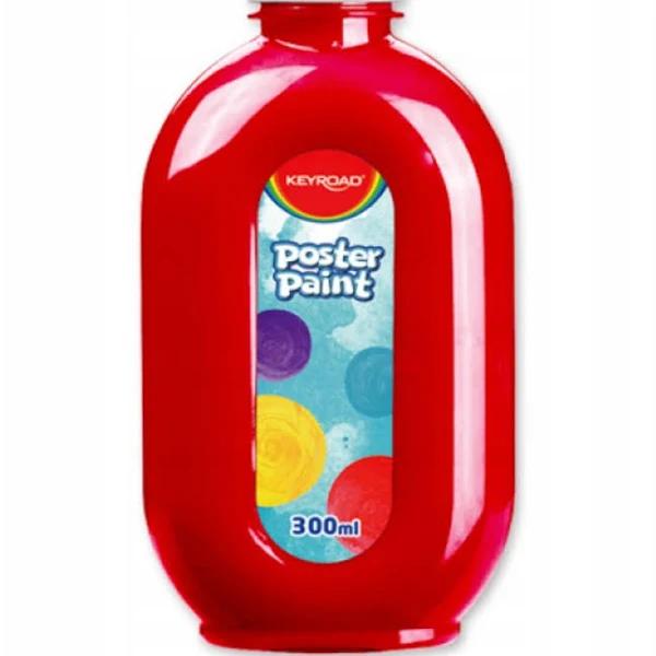 Red Poster Paint 300ml Squeeze Bottle Bright Vivid Colour Art & Craft