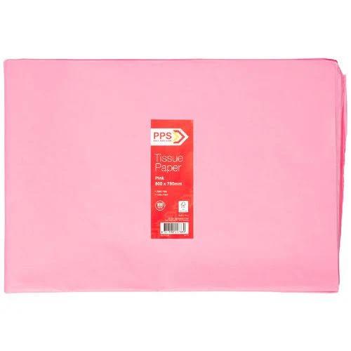 PPS Tissue Paper 500 x 750mm 100 Pack Pink