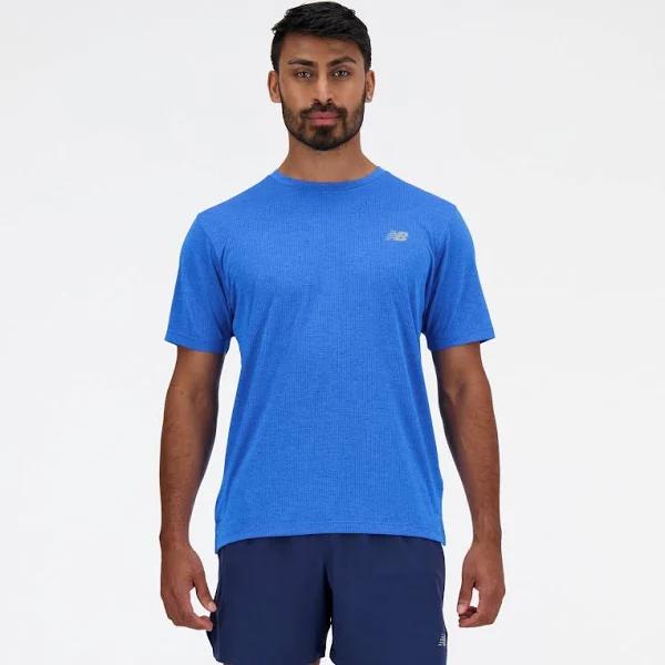 New Balance Athletics Short Sleeve T-Shirt Blue S Man MT412-253-BIA-S