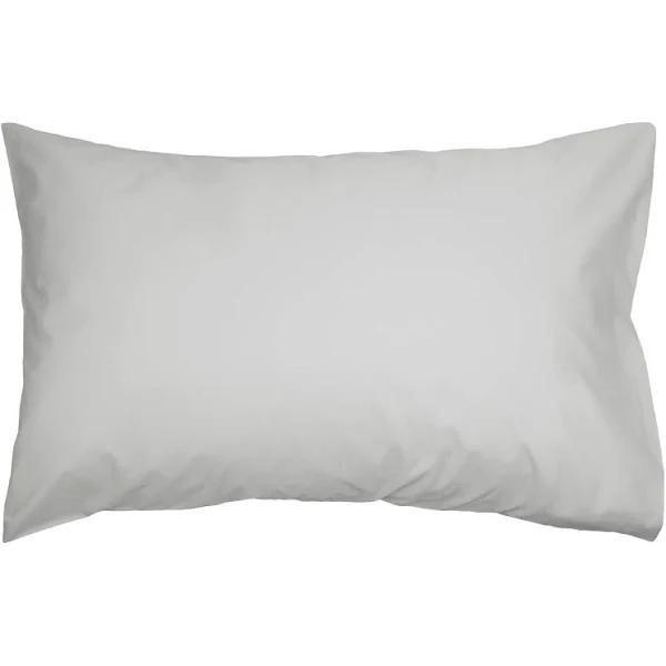 Algodon 300TC Cotton Twin Pack Pillowcase - 48x74cm (Silver)