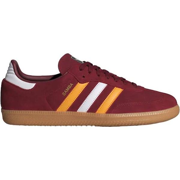 Adidas Originals | Men's Samba OG Shoes, Burgundy, Size 12