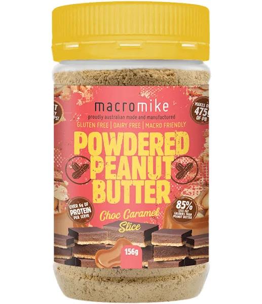 Macro Mike Powdered Peanut Butter Chocolate Caramel Slice 156g