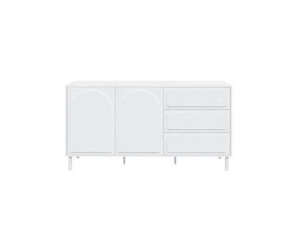 Jayleen 160cm Sideboard Buffet Table with Storage - White