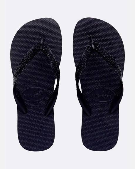 Havaianas Top Black Thong - Size 37/38