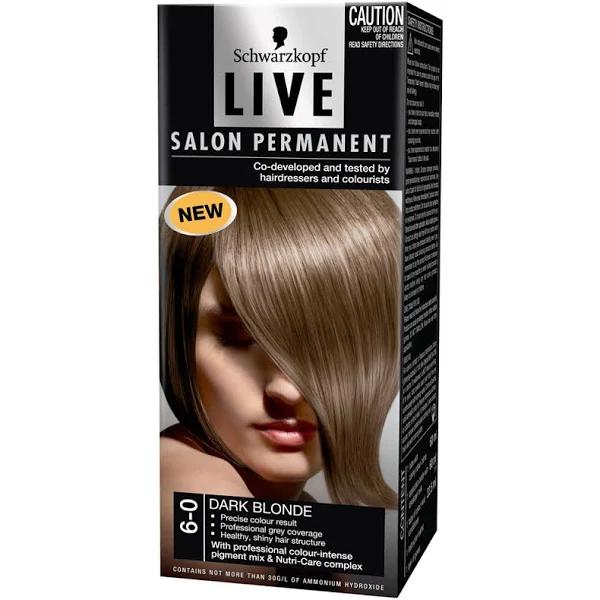 Schwarzkopf Live Salon Permanent 6.0 Dark Blonde