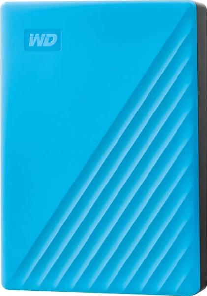 WD 6TB My Passport Portable Hard Drive, Blue - WDBR9S0060BBL-WESN