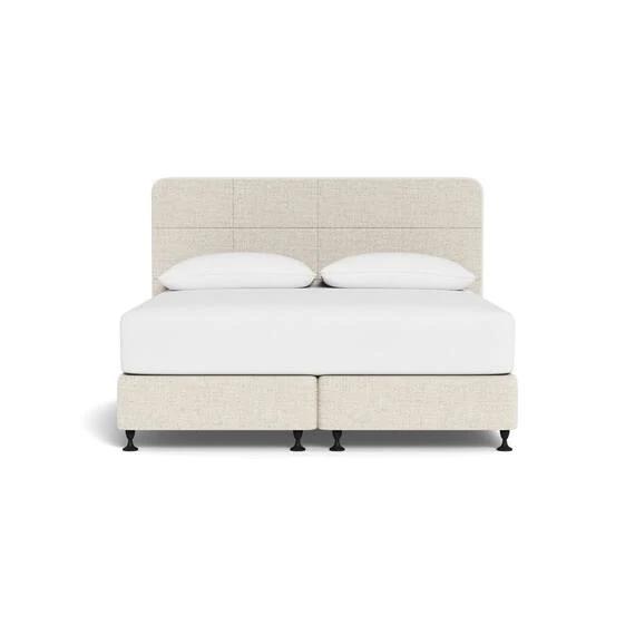 Toorak Quilted Platform Bed Sandstone by Freedom