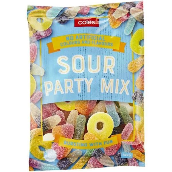 Coles Sour Party Mix (150 g)