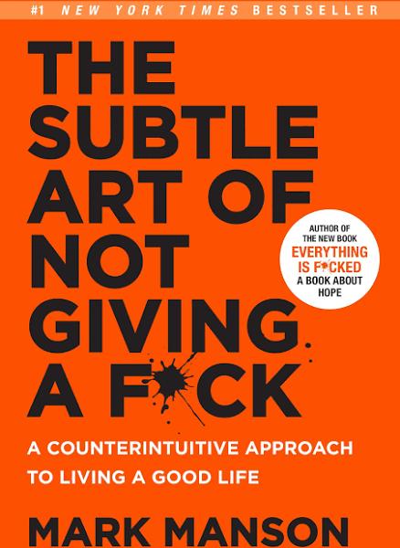 The Subtle Art of Not Giving A f*ck (Smiths UK) by Mark Manson