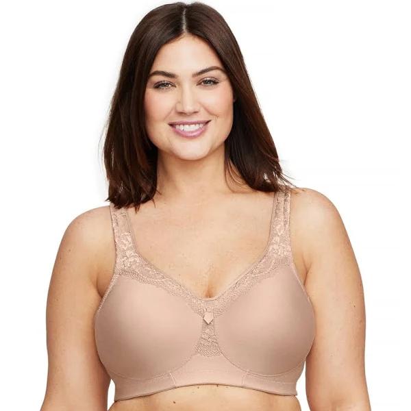 Glamorise MagicLift Seamless Wirefree Everyday Bra - Cafe - 14H