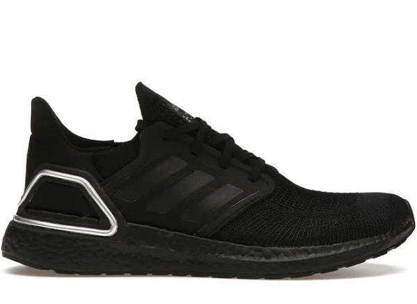 Adidas Ultra Boost 20 Core Black Silver Metallic