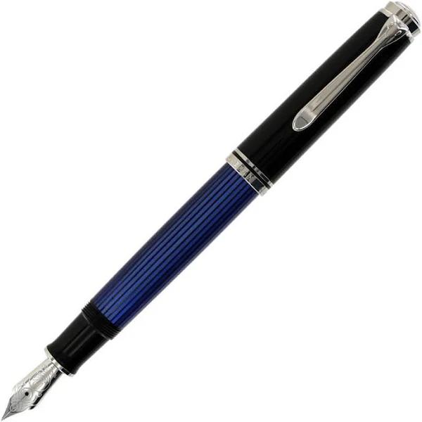 Pelikan Fountain Pen - Souveran M805, Black/Blue