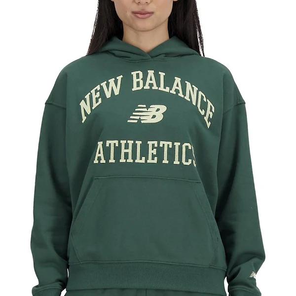 New Balance Athletics Varsity Oversized Fleece Hoodie Green L