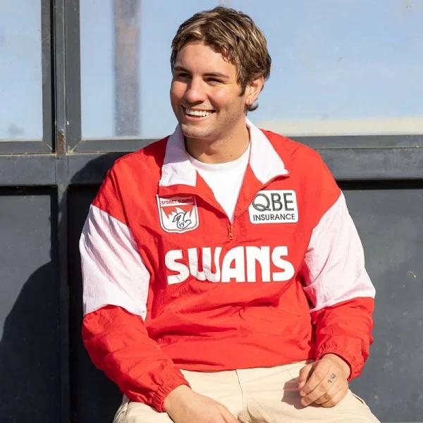 Sydney Swans Throwback Windbreaker Size:S