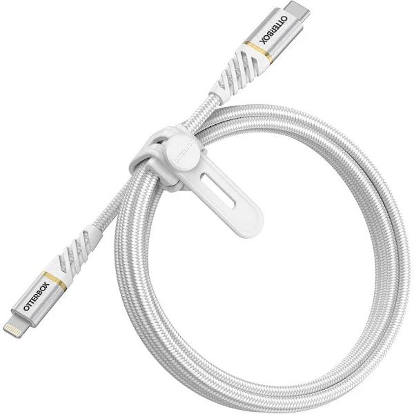 OtterBox Premium Cable - Lightning to USB-C Fast Charge 1m - White