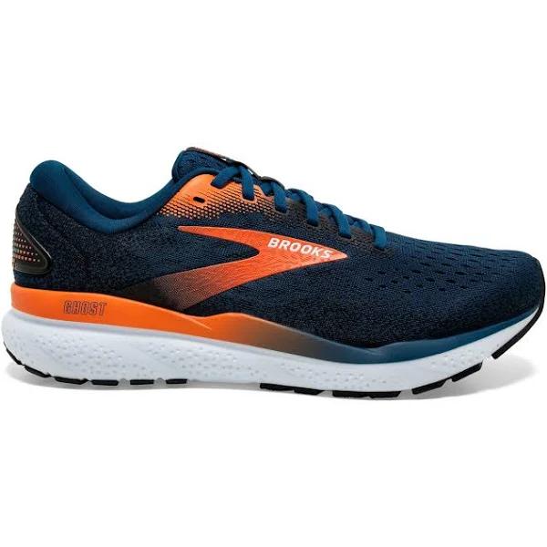 Brooks Ghost 16 Navy Blue Orange AW24 Shoes 46,5 - EUR