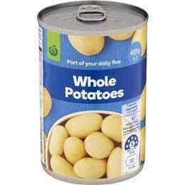 Woolworths Potato Whole 410g