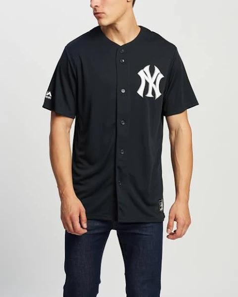 Majestic Athletic Chest Logo Replica Baseball Jersey New York Yankees - True Navy