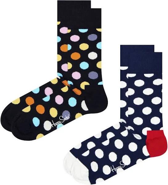 Happy Socks 2-Pack Classic Big Dot BDO02-9350