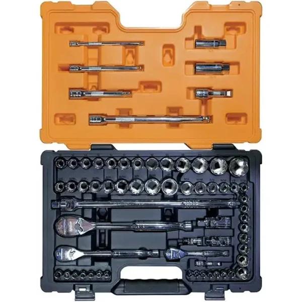 GearWrench 83066N - Socket Set 1/4, 3/8 & 1/2" Drive 65 Piece Metric/SAE