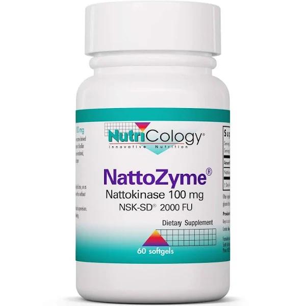 Nutricology NattoZyme 100 MG 60 Softgels