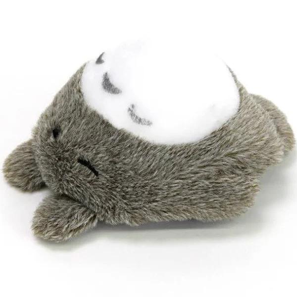 Studio Ghibli My Neighbor Totoro Grey Totoro Sleeping 13cm Fluffy Beanbag Plush