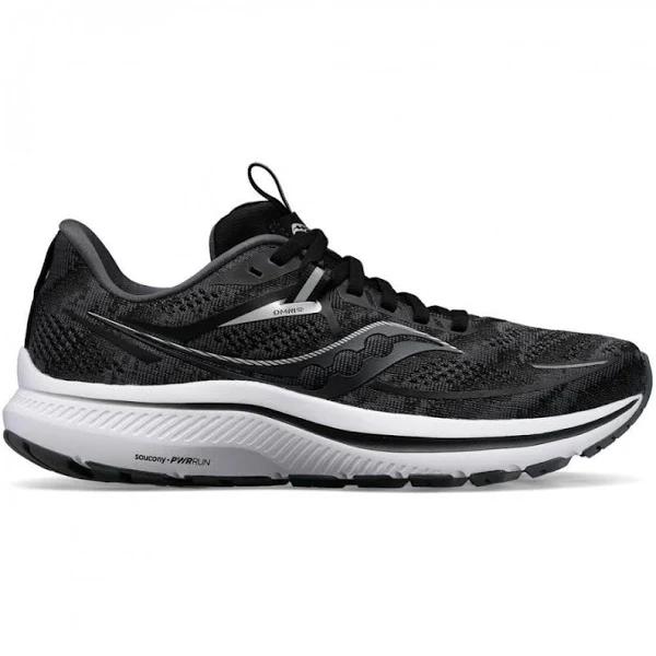 Saucony Omni 21 Running Shoes Black White - 42.5