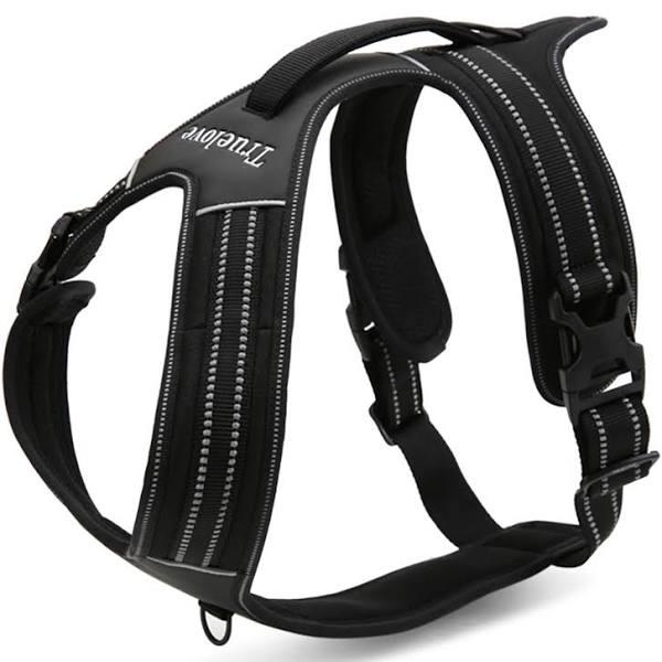 Reflective Heavy Duty Harness Black M