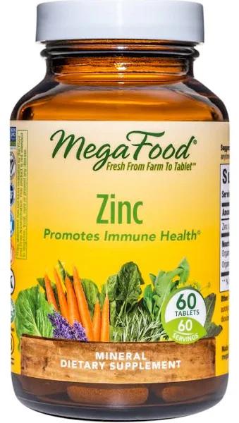 MegaFood - Zinc - 60 Tablets