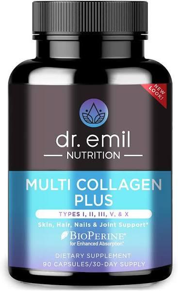 Dr. Emil Nutrition Multi Collagen Plus Pills To Support Hair, Skin, Nails, Joint