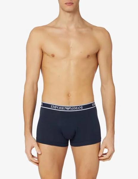 Emporio Armani Core 3 Pack Boxer Shorts, Size L, Black