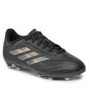 adidas-Copa Pure II League Firm Ground Boots-Kids-Core Black / Carbon / Grey One-1