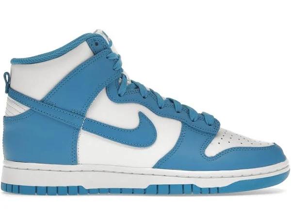 Nike Dunk High 'Laser Blue' Sneakers | White | Men's Size 6.5