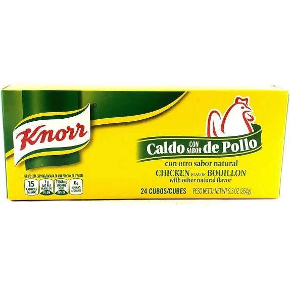 Knorr Cube Bouillon, Chicken, 24 Cubes, 9.3 oz