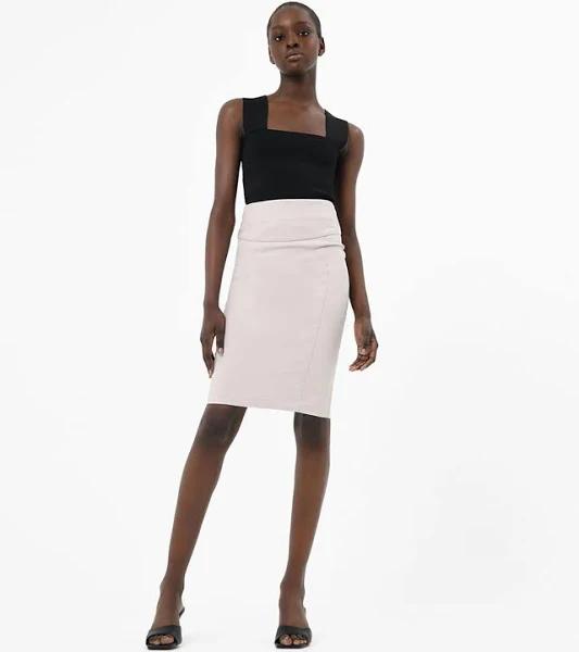 Forcast - Women's Grey Pencil Skirts - Safira Pencil Skirt - Size One Size, 4 at The Iconic