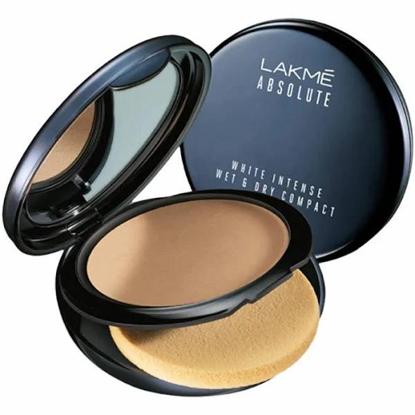 Lakme Absolute White Intense Wet and Dry Compact - Beige Honey