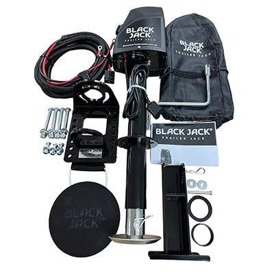 Black Jack Electric Trailer Jack With Clamp & Harness Kit